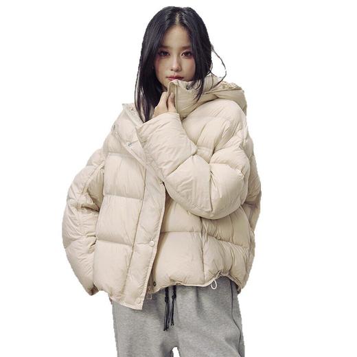 「高货sh」全新升级【铂金会员845/天猫1139/差价294】(02607)洛诗琳韩系休闲羽绒服2025冬季简约宽松连帽保暖外套女 商品图4