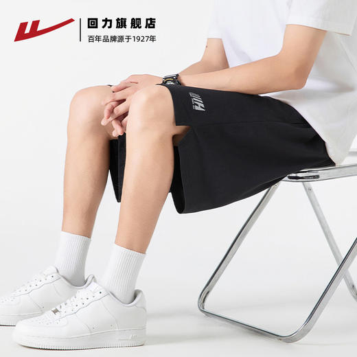 回力短裤男夏季薄款2025新款休闲宽松五分裤运动速干冰丝短裤男士 商品图2