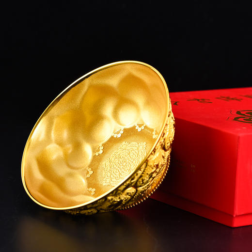 热卖中！！【陕西历史博物馆官方监制】《盛世和合》大唐莲花金碗 含10mg999足金 国大师程淑美创作 商品图4