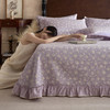 全棉双层纱法式复古床盖三件套  四季可用三层夹棉 商品缩略图0
