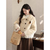 鹿向南「冬日恋岛」燕麦色毛毛绒短外套女今年流行秋冬巨好看上衣 商品缩略图3
