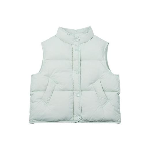 【新国标白鸭绒可溯源】儿童立领羽绒马甲女童韩版宽松保暖坎肩潮 商品图3