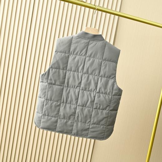 芭宝莉2025秋冬季男士防水纯色棒球领休闲保暖羽绒背心马甲外套 商品图5