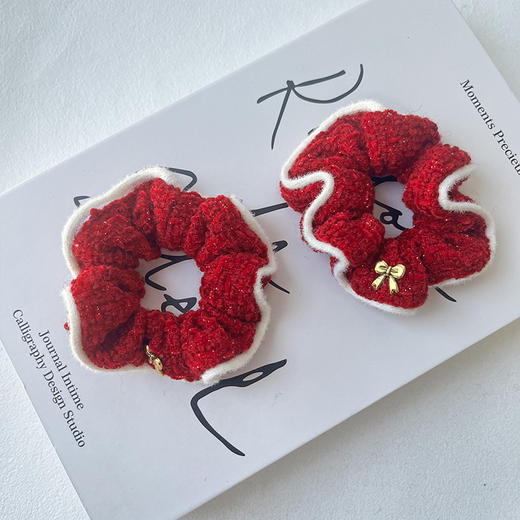 精致丝绒对装小圈XXHY发圈-纪念日百货门店同款167950219 商品图4