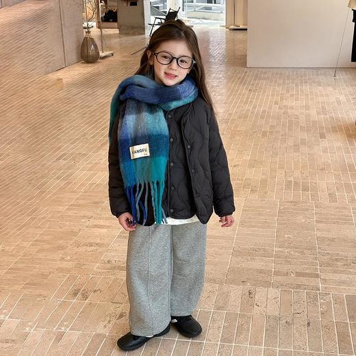 【新国标白鸭绒可溯源】亲子款~女童韩版羽绒马甲/羽绒服保暖外套 商品图2