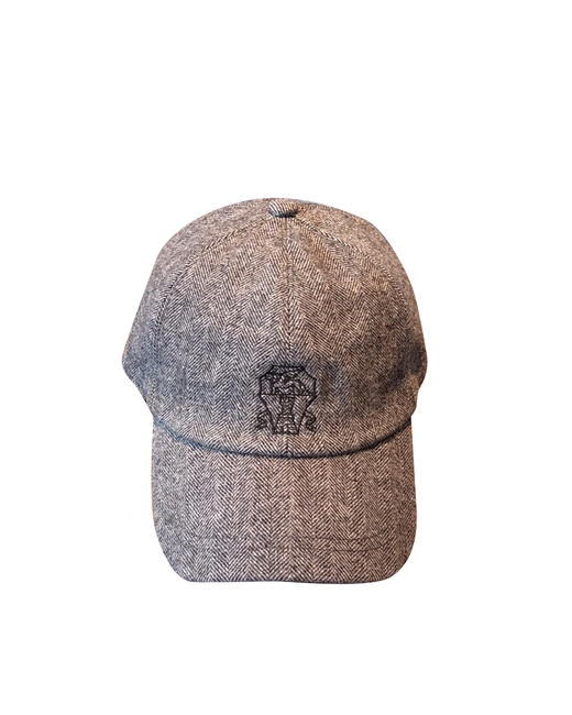 中性款刺绣羊毛呢棒球帽zh006 商品图0