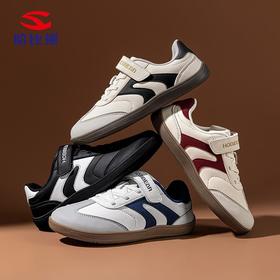 哈比熊革面宽头鞋户外运动鞋校园日常休闲鞋中大童健步鞋