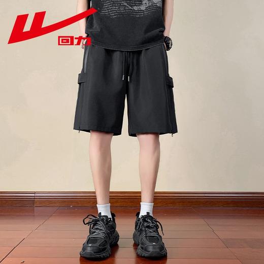 回力机能拉链工装短裤男士夏季新款美式宽松休闲百搭五分裤子 商品图3