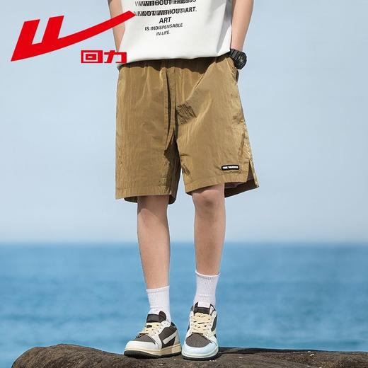 回力速干短裤男夏季防泼水沙滩短裤男士宽松运动户外机能工装短裤 商品图7