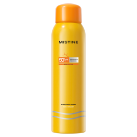 Mistine防晒喷雾黄喷身体通用便携补喷蜜丝婷防晒霜