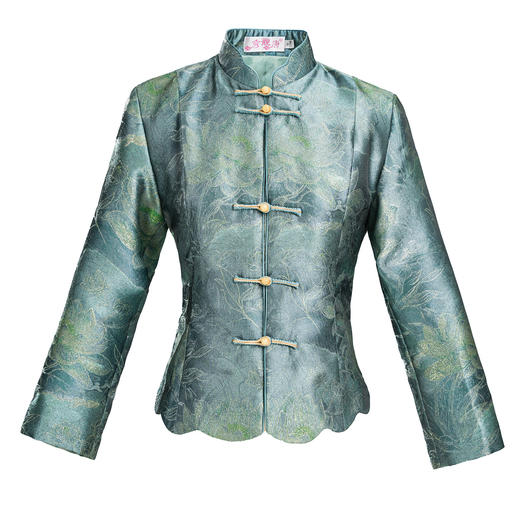 【金荷】冬装夹棉保暖新中式国风开襟唐装外套棉袄上衣T25168 商品图4