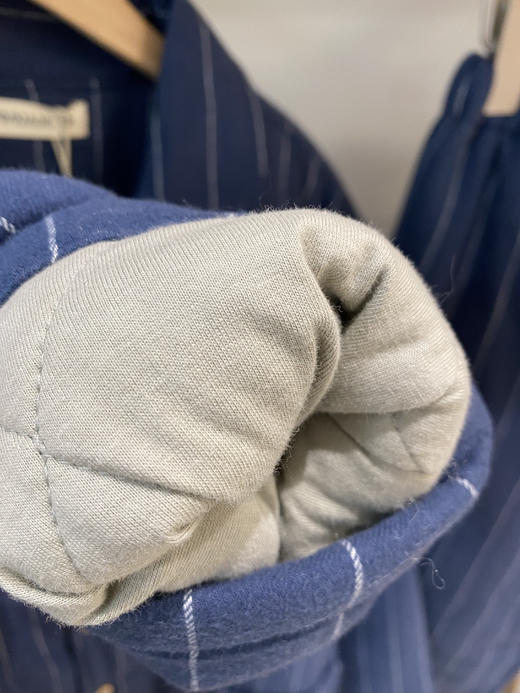 松植屋男款日系全棉加厚棉袄家居服套装 男士冬季三层夹棉棉服 商品图6