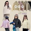 【新国标白鸭绒可溯源】亲子款中性风基础厚实保暖字母立领羽绒服外套 商品缩略图0