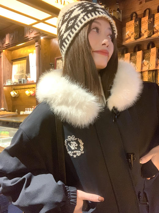 <曾小咸推荐>现货秒杀 ！微信超特价！韩系毛领连帽棉服 日常329.99 立减160 秒杀169.99！！ 商品图7