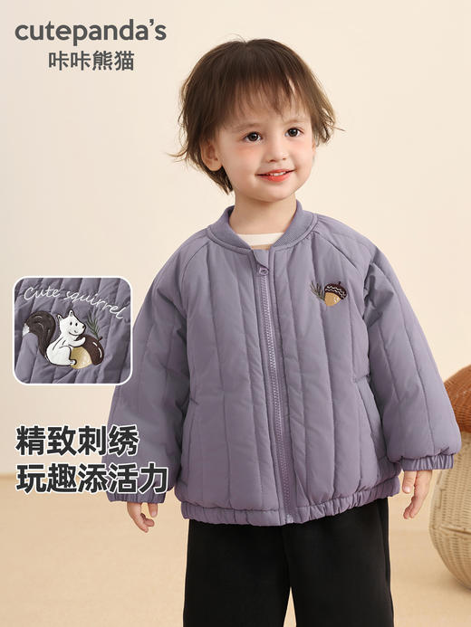 【温暖舒适❗️宝宝喜爱】咔咔熊猫儿童棉服男童夹棉外套婴儿冬装女童冬季棉袄宝宝秋冬棉衣。jb 商品图1