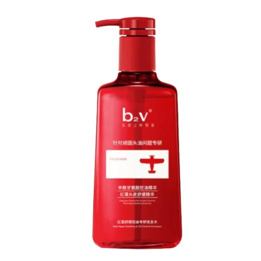 【超市】b2v 红藻舒缓专研控油专研洗发水 600ml/瓶 商品图0
