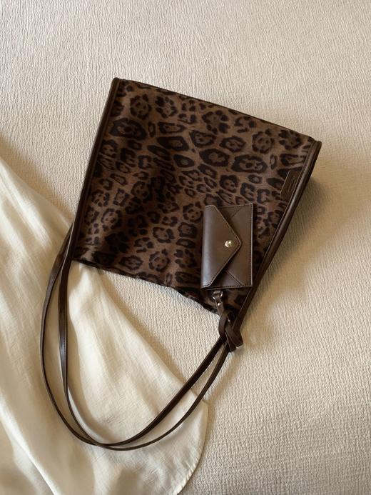 【圣诞新年回馈】香榭曼卡托特包！大容量2025新款时尚豹纹手提单肩包! 商品图5