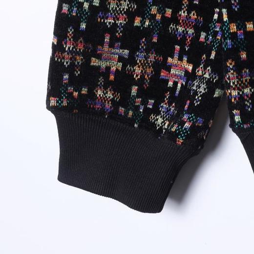 WT353SDSA男士秋冬新款痞帅男装简约撞色拼图碎片拉链立领连帽卫衣百搭 商品图4