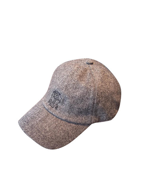 中性款刺绣羊毛呢棒球帽zh006 商品图1