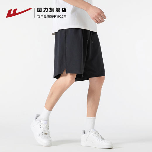 回力短裤男夏季薄款2025新款休闲宽松五分裤运动速干冰丝短裤男士 商品图1