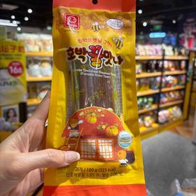 韩进 南瓜味面筋条100g 한진 호박꿀맛나100g