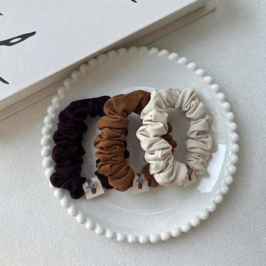 磨毛贴标组合发圈（3根）-纪念日百货门店同款167044355 商品图0