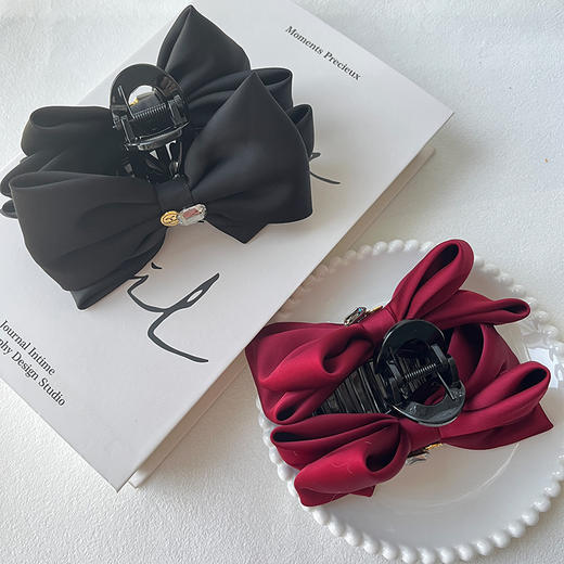 羽毛钻饰大蝴蝶结抓夹-纪念日百货门店同款167993729 商品图4