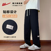 回力裤子男款秋季2025新款潮流垂感休闲运动阔腿裤宽松直筒长裤男 商品缩略图3