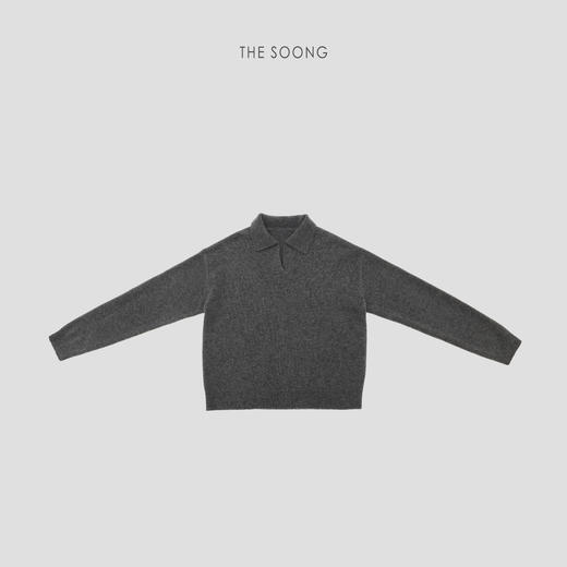 THESOONG"细腻糯感"333g纯绵羊毛单边针织保暖翻领毛衣HBMY8258 商品图1