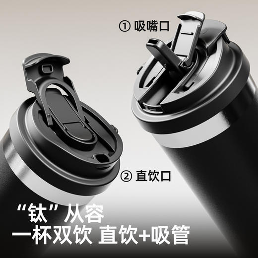 bablov纯钛保温杯咖啡杯便携水杯车载杯子2025新款钛杯圣诞礼物 商品图2