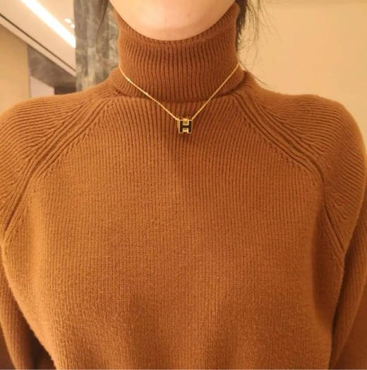 爱马仕 中古 方形 H 吊坠 商品图3