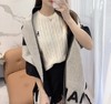 香奈儿 新款拼色羊毛披肩（ZT*DSX） 商品缩略图3