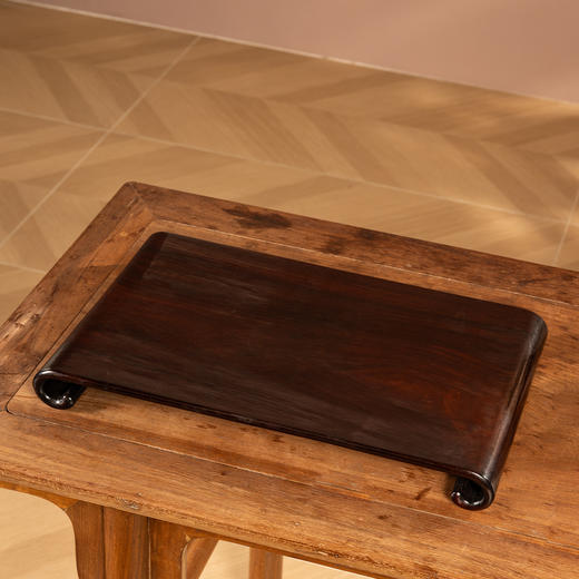 清	红木书卷式案上几器座 商品图2