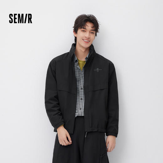 都市护身服|森马中国国家地理系列夹克男春季防风三防连帽外套衣 商品图1