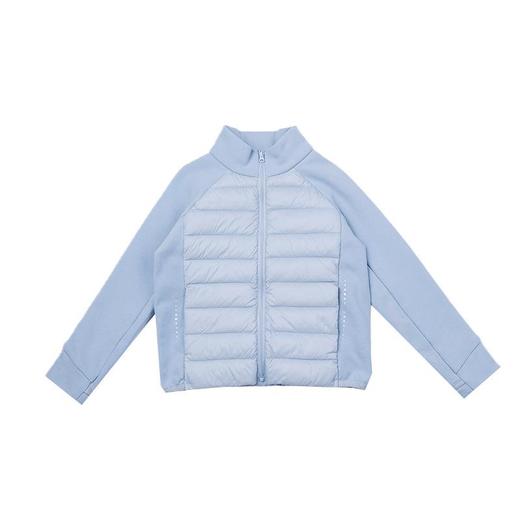 【新国标白鸭绒可溯源】冬天女童毛绒袖拼接5A抗菌发热爱丽丝绒轻薄羽绒服 商品图4