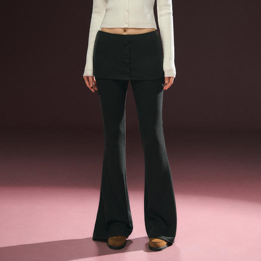 Ariseism 美式复古设计感修身休闲裤女秋冬新款长裤子 商品图1