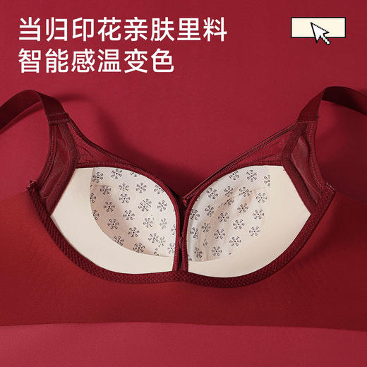 【亲肤面料❗️红运礼盒】2026新年元旦春节本命年蕾丝红色内衣文胸套装礼盒聚拢新娘结婚提拉防垂软支撑内衣。jb 商品图3