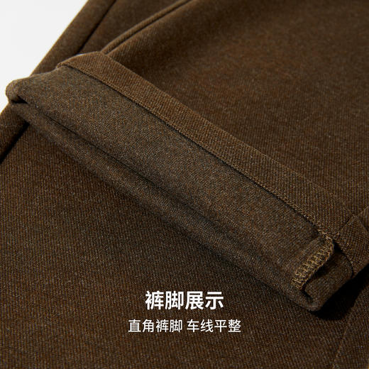 【 含羊毛】圣得西男士休闲松紧长裤2025年冬季弹力舒适休闲裤 商品图8