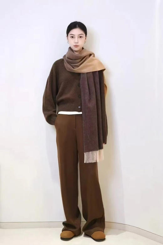 【高品质私服】【IC混纺针织布直筒裤】挺括垂坠 温和亲肤 手感温暖G1621-CC【无标出货 介意慎拍】 商品图3