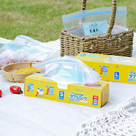 【组合套装】TENKOU RYUUGI HOME双密封3倍加厚锁鲜袋L号（22只/件*2件）