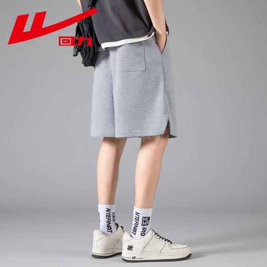 回力冰丝短裤男士夏季新款美式潮牌宽松五分裤弹力针织运动裤 商品图9