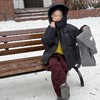 【新国标白鸭绒可溯源】儿童保暖石墨烯发热暖感90白鸭绒面包羽绒服 商品缩略图2