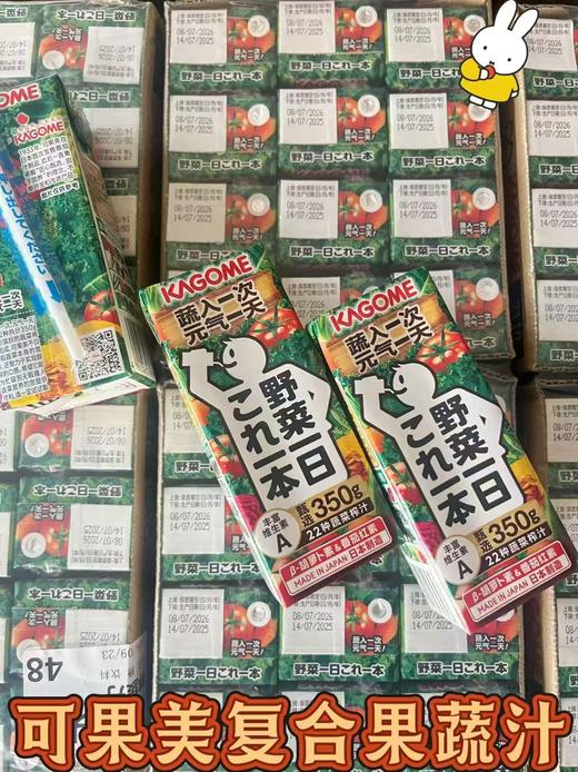 可果美复合果蔬汁200ml 1*24 4901306179895 商品图0