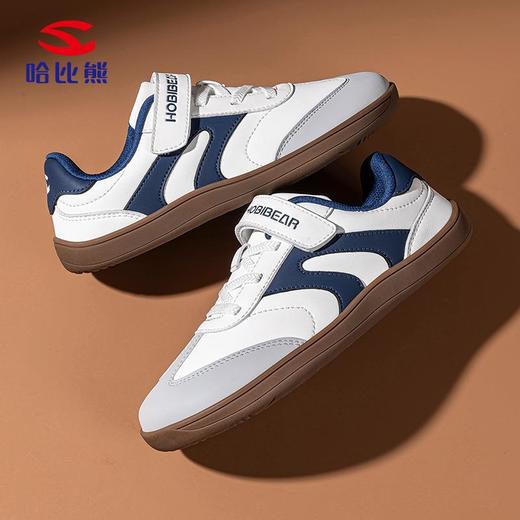 哈比熊革面宽头鞋户外运动鞋校园日常休闲鞋中大童健步鞋 商品图1