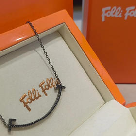 Folli Follie · 笑脸锁骨链•925纯银材质•百搭单品