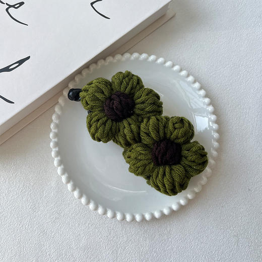 复古毛线花朵治愈少女心香蕉夹-纪念日百货门店同款168099358 商品图4