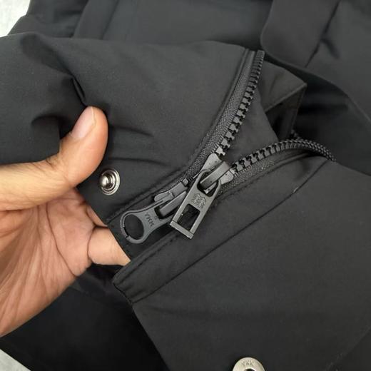 【cyz1】女士新款科技压胶连帽中长款羽绒服外套！！ 商品图4