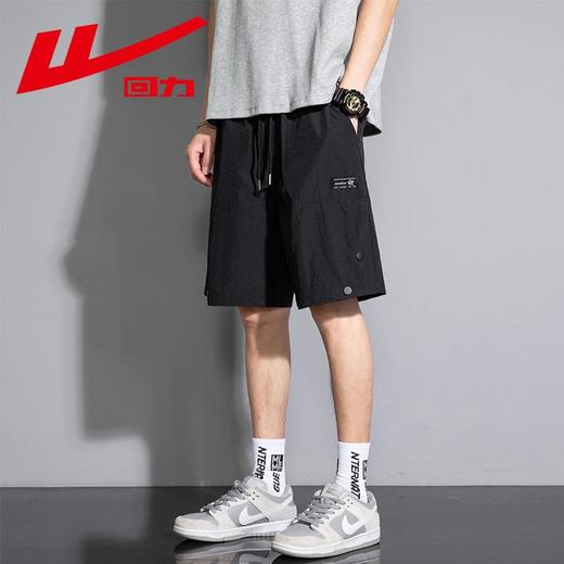 回力冰丝工装短裤男士夏季运动透气薄款美式宽松休闲五分裤子 商品图1