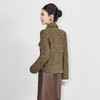 WL 2516309 高雅毛呢知性轻熟复古细纹设计感外套 商品缩略图1