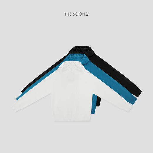 THESOONG"暖感帽衫"纯绵羊毛细腻保暖肌理感连帽毛衣HBMY8236 商品图0